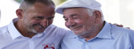 Photo of Elhunyt Szántó Imre ökölvívóedző, korábbi szövetségi kapitány, Kovács István edzője